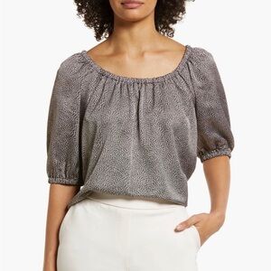 Nordstrom Gathered Blouse